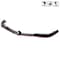 Spec-D Tuning 12-14 Mercedes Benz W204 Front Bumper Lip Glossy Black With Red Trim LPF-BW20412GB-RD-PQ - alternate 1